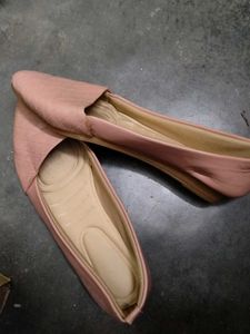 Blush Pink Pointed Toe Flats