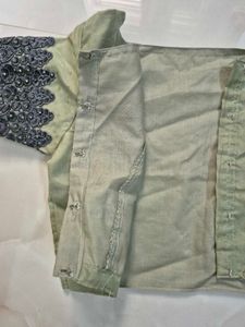 Embellished Sleeve Blouse
