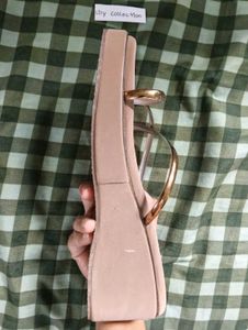 SALE❗block szn Stylish Rose Gold Thong Sandals