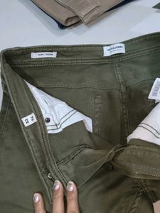 Jack &amp; Jones Men's Green Jeans