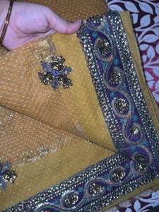 Embroidered Saree