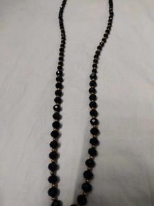 Beautiful black beaded necklace