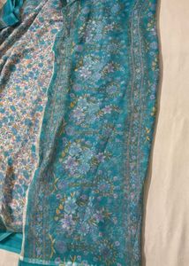 🆕Beautiful Floral Print Saree- Unused