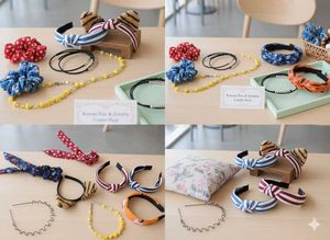 Hair Accessories Bundle of 8(single Piece Also Buy