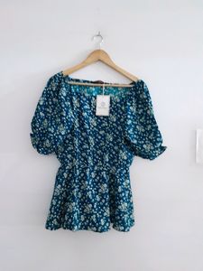 Teal Casual Top (Women's)