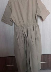 Casual Button-Up Midi Dress