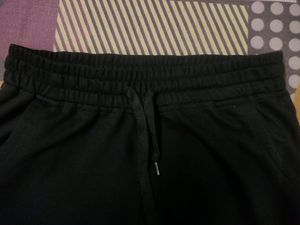 100% Pure Heavy Cotton Black Track  Pant