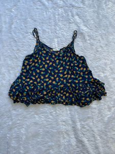 Cute Pineapple Print Cami Top