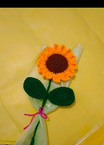 crochet sunflower