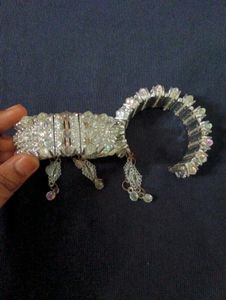 Crystal Stone Bracelet/Kada for Women | Party Wear