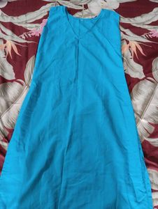 Beautiful Blue Kurta with Embellishments