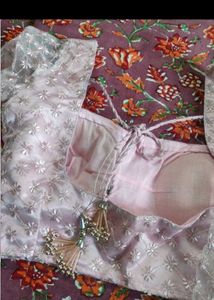 Elegant Pink Embroidered Lehenga Choli