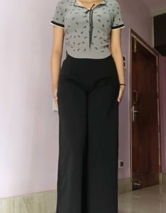 Black Wide Leg Trouser