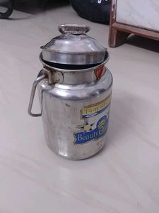 Vintage Stainless Steel Milk Can