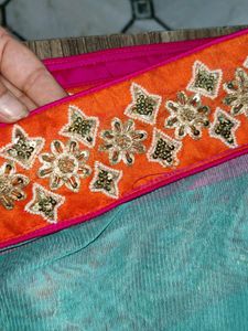 Hand Work Soft Net Duptta