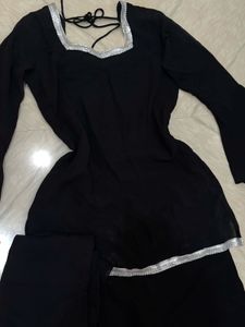 Elegant Black Kurta Set