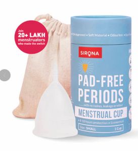 Sirona Menstrual Cup - Pad-Free Periods