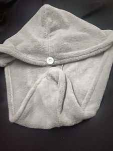 Cozy Grey Hooded Robe