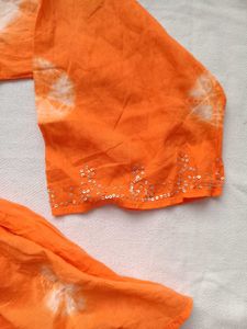 Boho Tie-Dye Kurta with Sequins