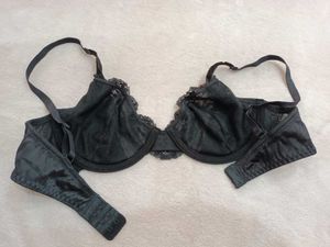 Black Lace Trim Bra