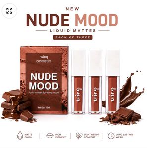 Wing Cosmetics Nude Mood Liquid Matte Lipsticks