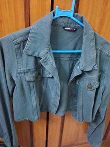 Cropped Denim Jacket