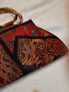 Unique Vintage Asian Inspired Handbag
