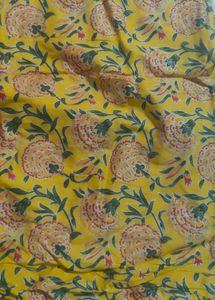 Yellow Floral Kurta Set with Sharara and Dupatta