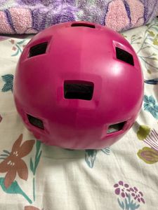 Pink Cycling Helmet