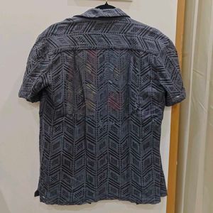 Zudio Co-ord Set | Knit Overshirt + Graphic Tee