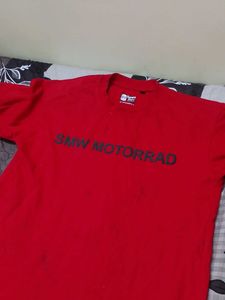 red oversized tshirt