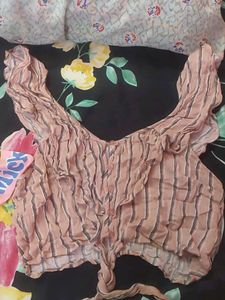 Pink Stripe Top