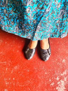 Black Pointed-Toe Flats