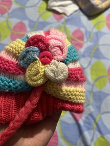 Kids Woollen Cap:winter