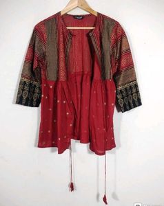 Sangouri Printed Tunic Top