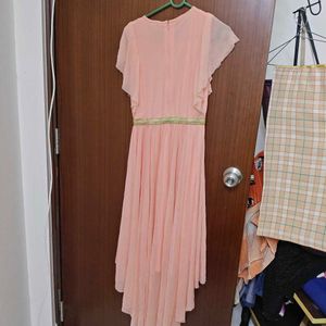 Elegant Peach Dress