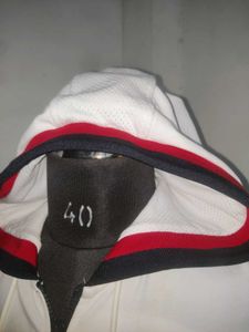 Men's White Zip-Up Hoodie