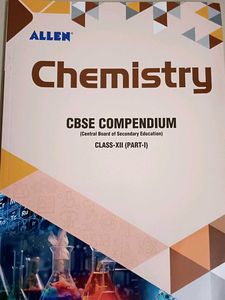 Allen Chemistry CBSE Compendium Class XII Part 1