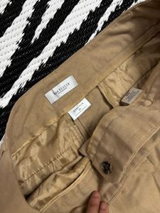 Classic Tan Wide Leg Trousers