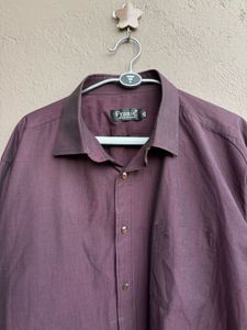 Men's Purple Long Sleeve Shirt