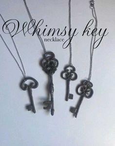 🗝️ Whimsical Vintage Key Necklaces ( Any 1)