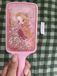 Cute Princess Rapunzel glitter Hair Brush
