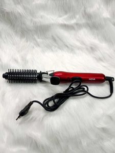 NOVA Women Iron Rod Brush Styler Hair Care Curler