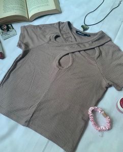 Nuon Brown Top🪩