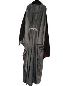 🆕 Elegant Gray Dubai Kaftan Abaya, Burqua