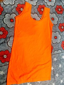 Orange Tank Dress