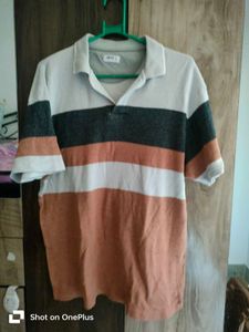 Men's Striped Polo Shirt