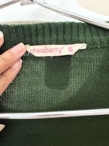Green Cardigan