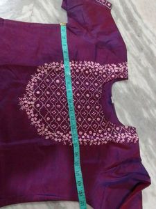 mirror work kurti