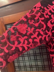 Rose Thread Work Yoke Kurta